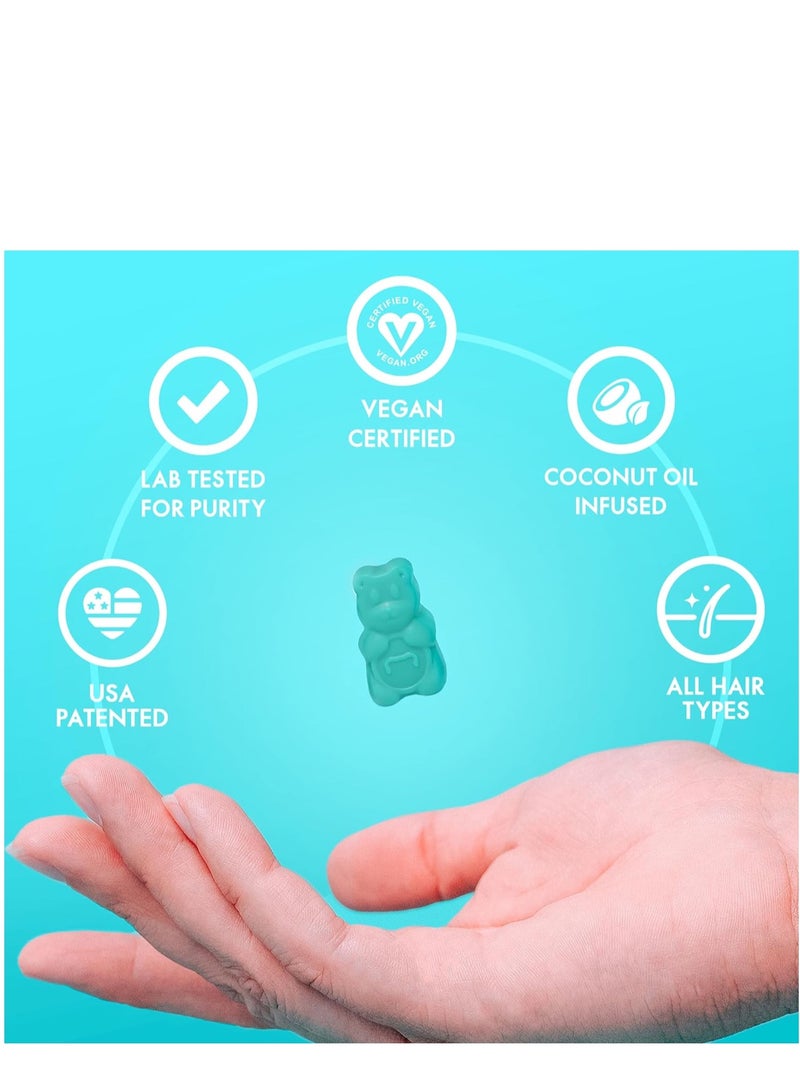 SugarBear Hair Vitamins - Biotin, Zinc, Iodine, Vitamin E, Folic Acid, Inositol - Vegan Gummies for Hair and Nails, Supplement for Women And Men - 1 Month Supply With Bonus Gift - Image 5